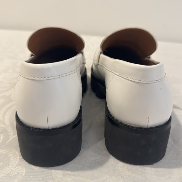 Tory Burch White Chunky Loafers. Ladies Size 8 - Picture 4 of 12